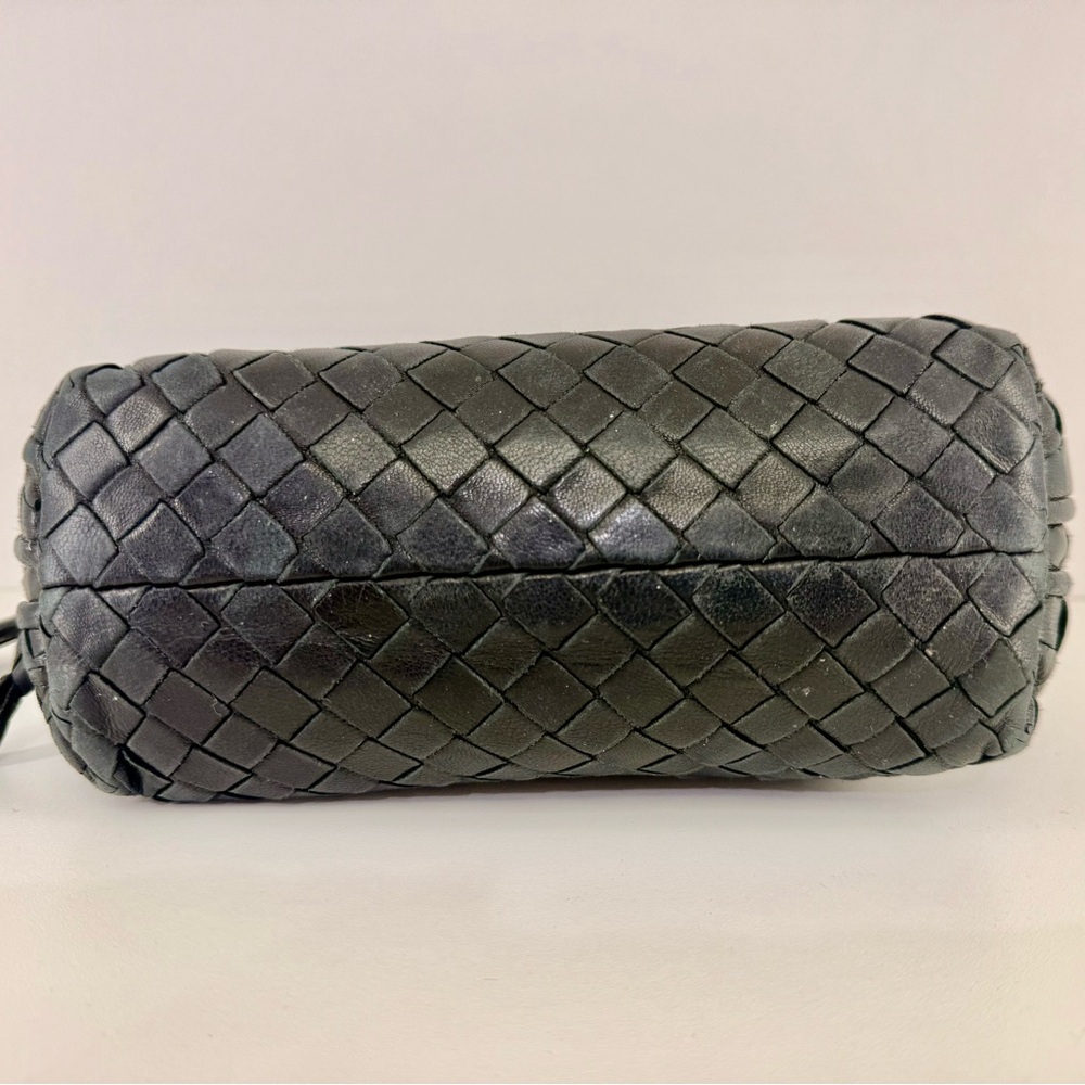 Pre Owned Bottega Veneta Black Woven Cosmetic Bag - Picture 2 of 6